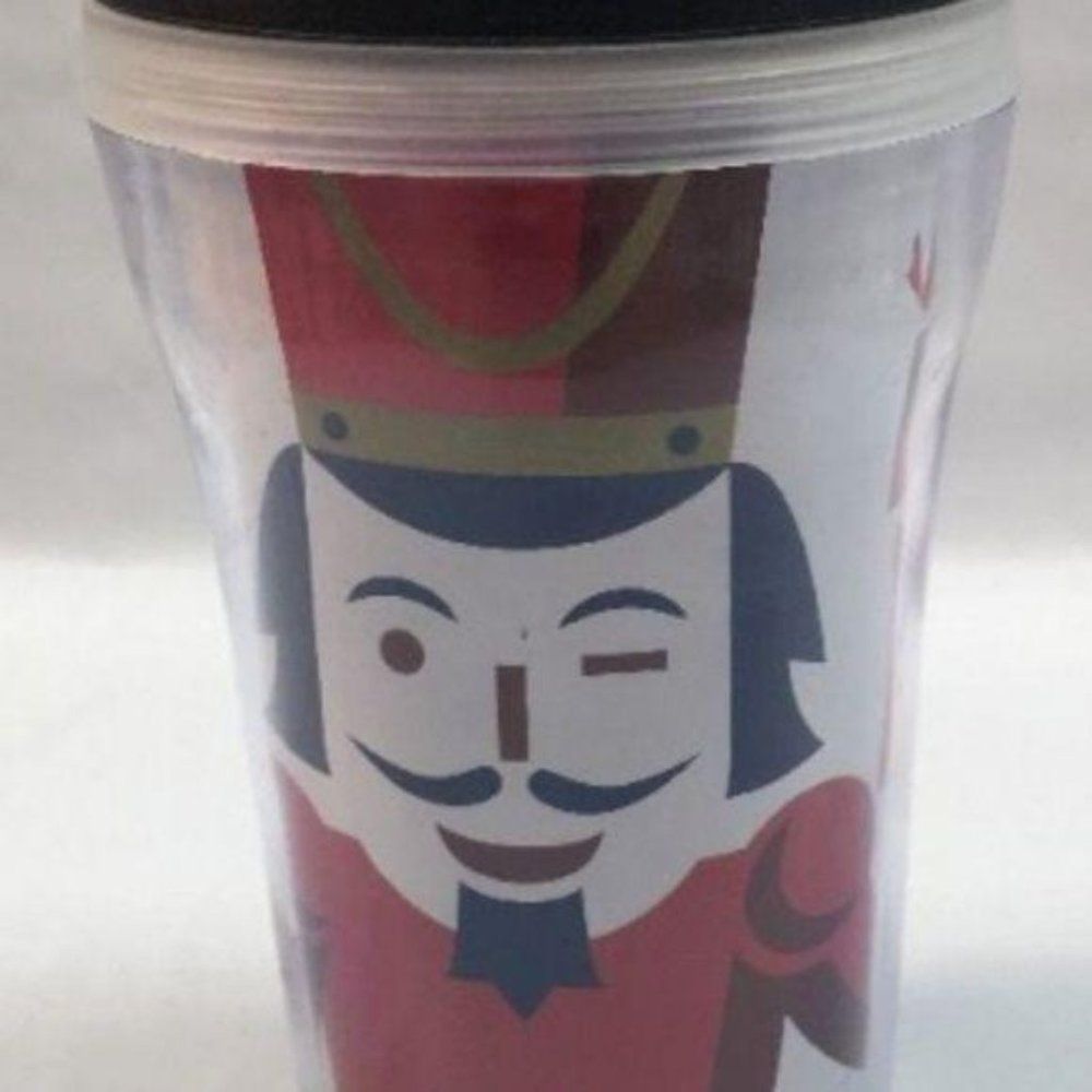 Starbucks Nutcracker Birdhouse Holiday Travel Tumbler 8oz Cup with Lid‎